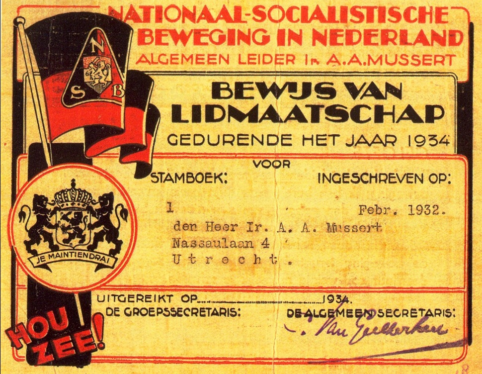 Mussert. Reis naar het kwaad.